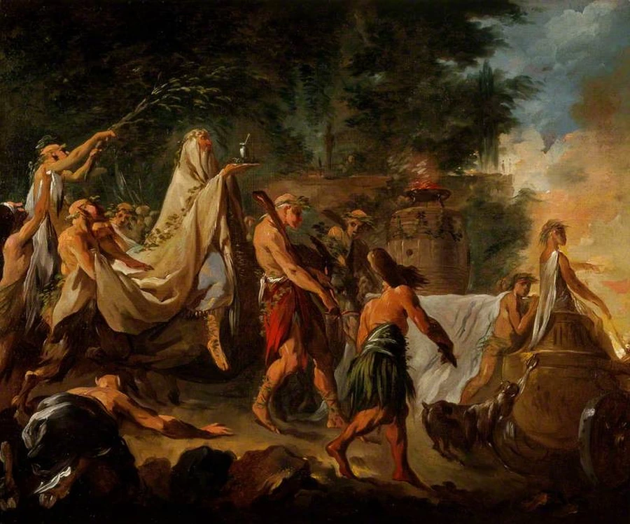 Hallè Noël - Una cerimonia dei druidi, National Galleries of Scotland